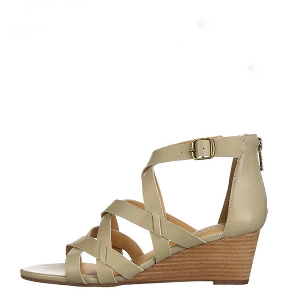 Lucky Brand Women's Jewelia Wedge Sandal in Roasted Cashew - Picture 4 of 7